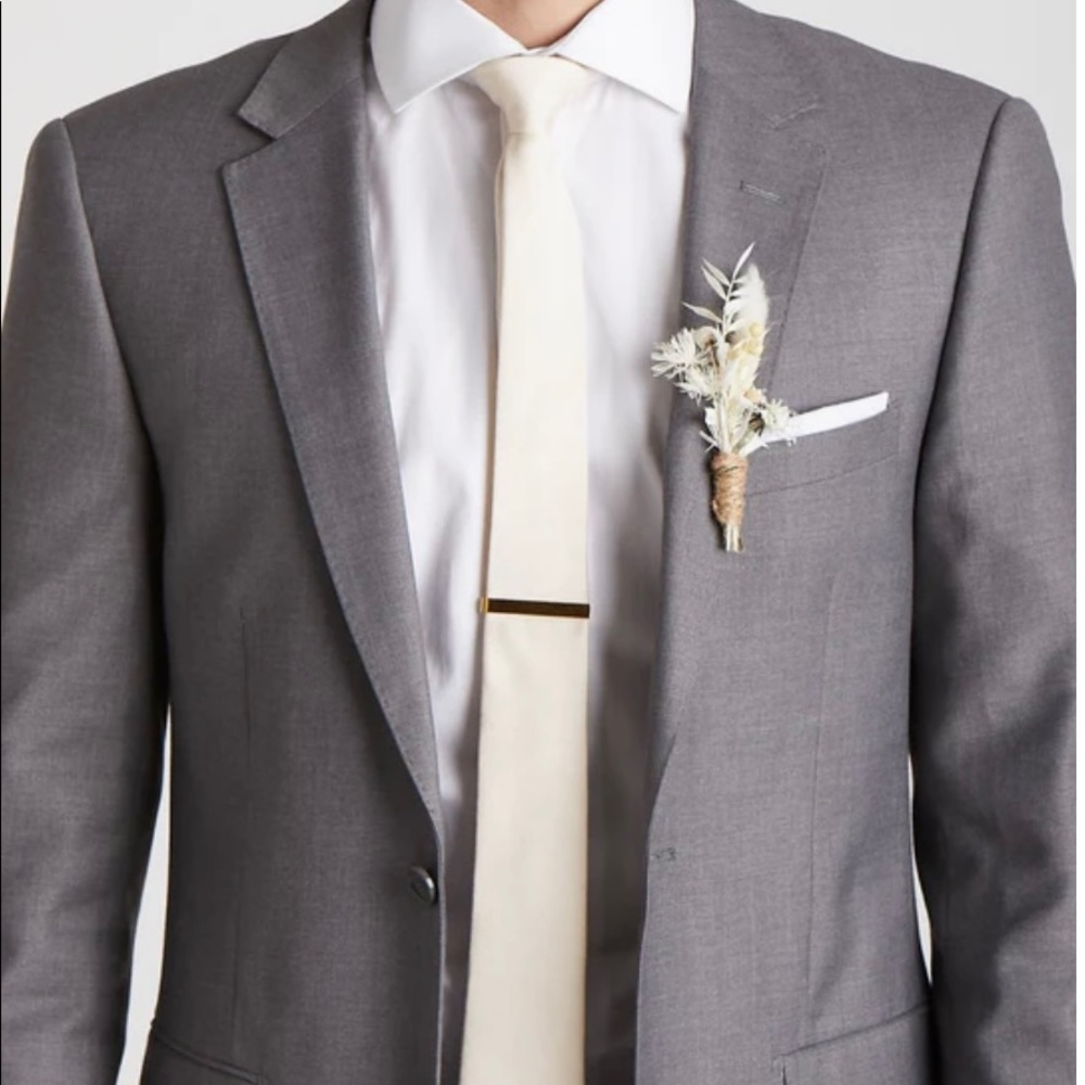 Champagne Birdy Grey Ties